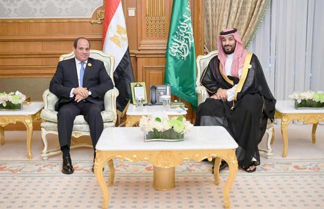 الرئيس عبد الفتاح السيسي ووولى العهد السعودى محمد بن سليمان