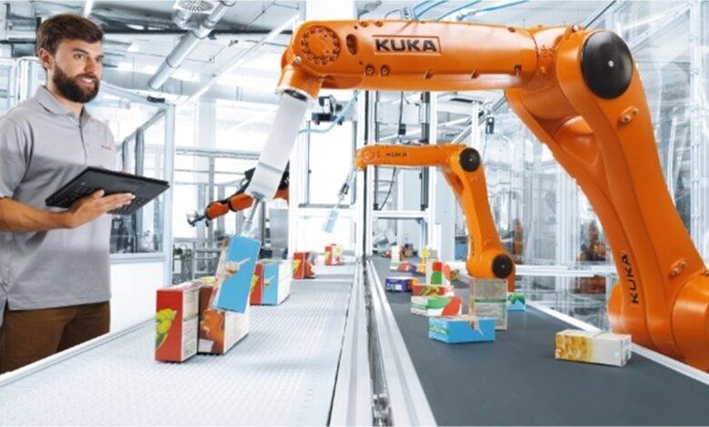 الربوتات فى مصانع الاغذية،