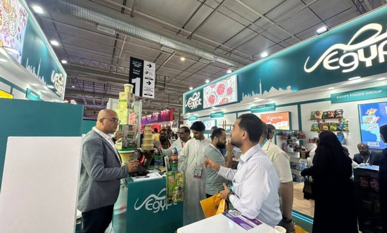 الجناح المصري بمعرض Saudi Food Show 2025 يجذب أنظار المستثمرين ورجال الأعمال 
