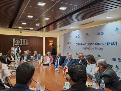 CIB يوقّع شراكة استراتيجية مع "الصناعات الغذائية" لتعزيز الصادرات المصرية