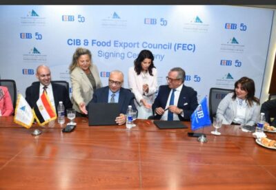 CIB يوقّع شراكة استراتيجية مع "الصناعات الغذائية" لتعزيز الصادرات المصرية