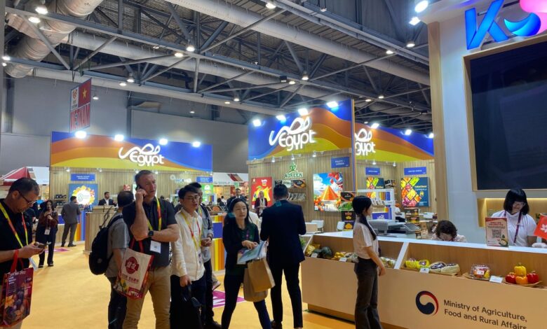 بمشاركة 20 شركة .. جناح مصري لافت في "آسيا فروت لوجيستيكا"