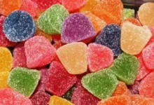 حلوى نباتية بقوام الجيلاتين