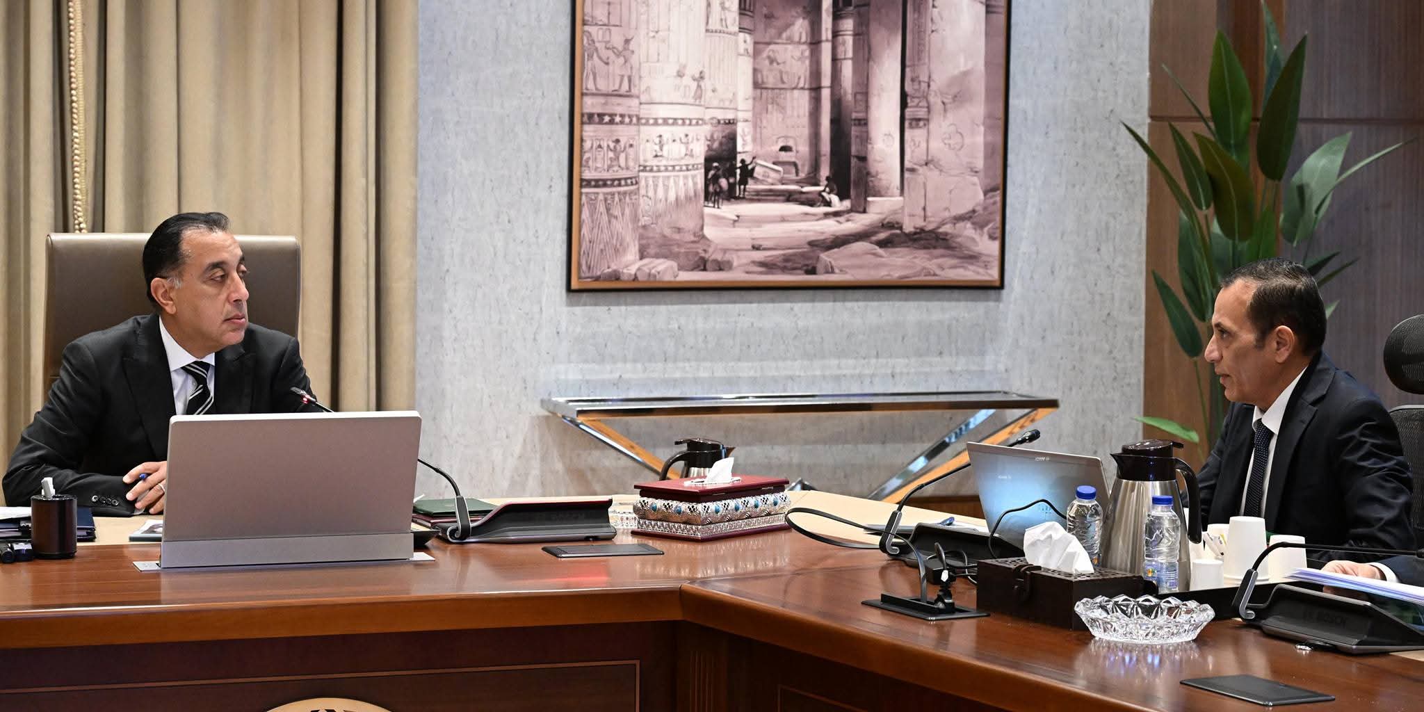 رئيس الوزراء يستعرض الموقف التنفيذي لمشروعات "تنمية الريف المصري الجديد"