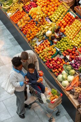 تحليل سوق الخضروات والفاكهه