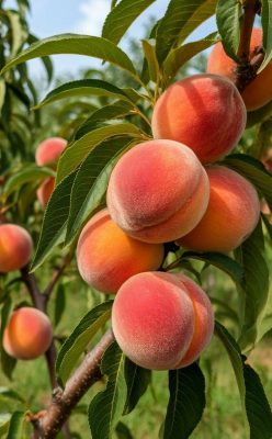   الخوخ والمشمش 