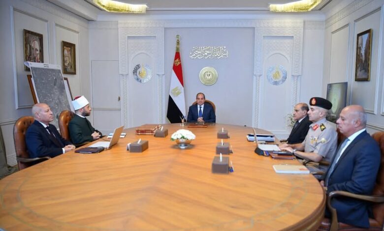 توجيه رئاسي بتبني مشروع «تخضير القاهرة» واستمرار تطوير المعالم التاريخية والإسلامية
