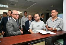  وزير الاستثمار يتفقد مركز خدمات المستثمرين بجمصة ويوجه بتعزيز التيسيرات لـ 12.5 ألف شركة