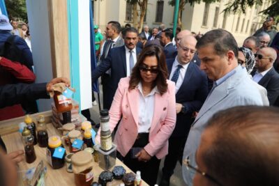 وزراء ومحافظون يفتتحون الدورة الخامسة لمهرجان النباتات الطبية والعطرية بالدقي