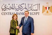 البنك المركزي المصري يبحث مع بنك الاستثمار الأوروبي التمويل الأخضر