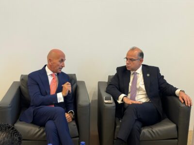 وزير الاستثمار والتجارة الخارجية يبحث مع البنك الأفريقي للتصدير 