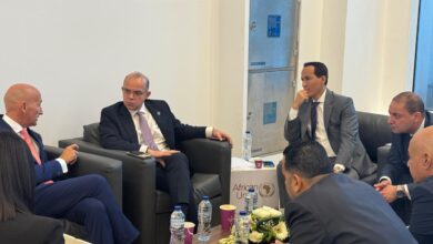 وزير الاسثثمار يتلقي نائب رئيس البنك الأفريقي للإستيراد والتصدير